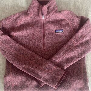 Women’s Patagonia Better Sweater Quarter Zip sweatshirt: Size M